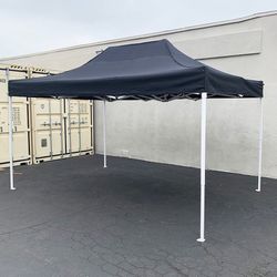 (NEW) $145 Heavy-Duty 10x15 ft Popup Canopy Tent Instant Ez Shades w/ Carry Bag