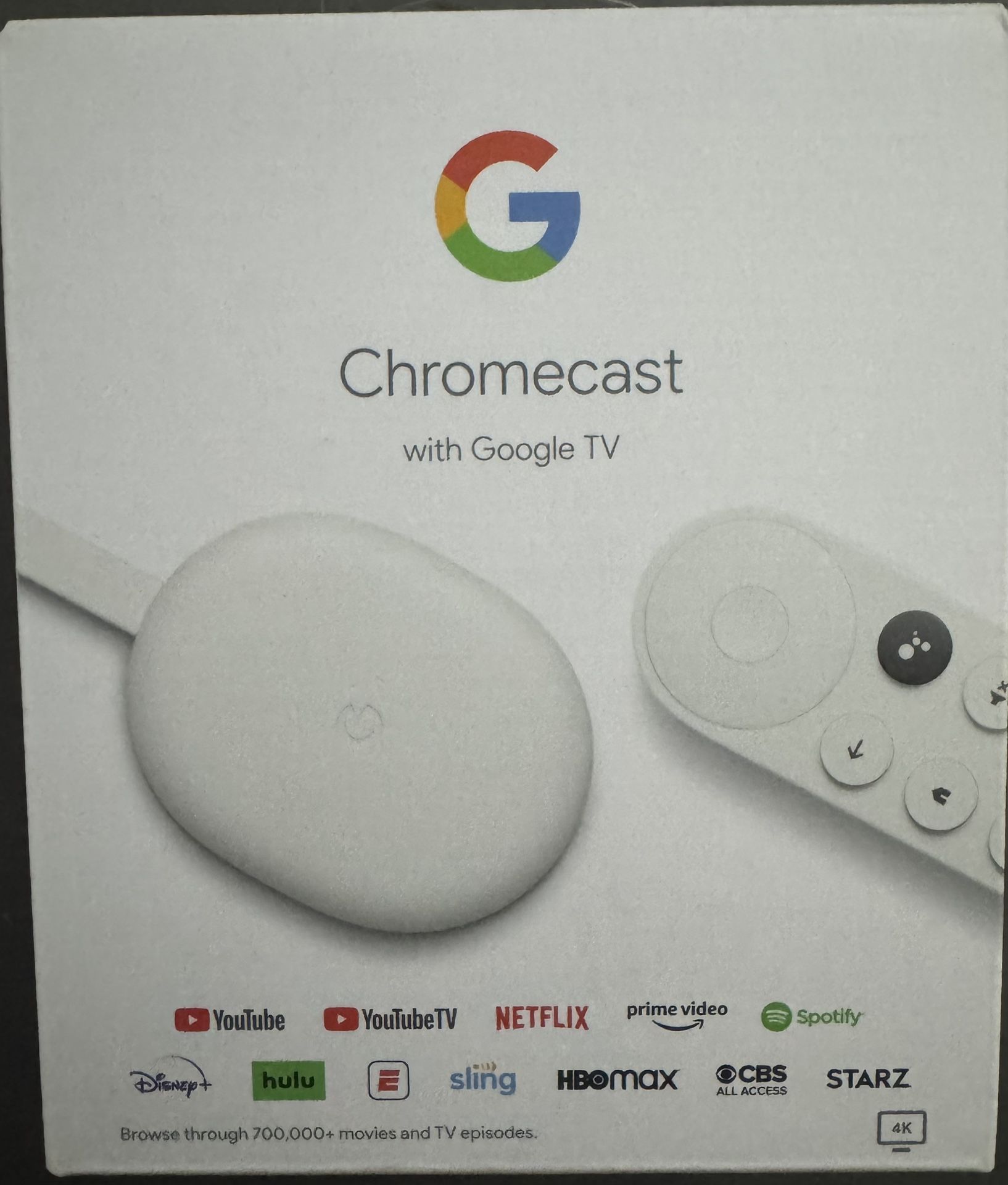 Google Chromecast 4k TV (Version 1)
