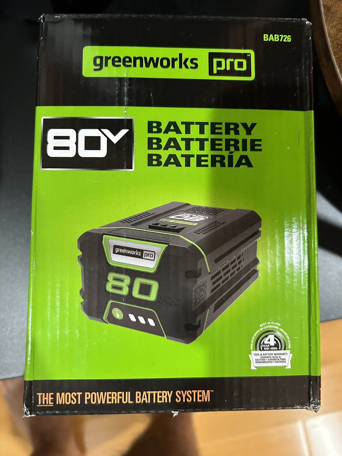 Greenworks 80v Battery