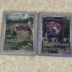 Pokemon promo scarlet violet ETB Miraidon and Koraidon