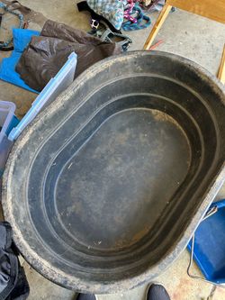 trough or for hay Water trough or for hay