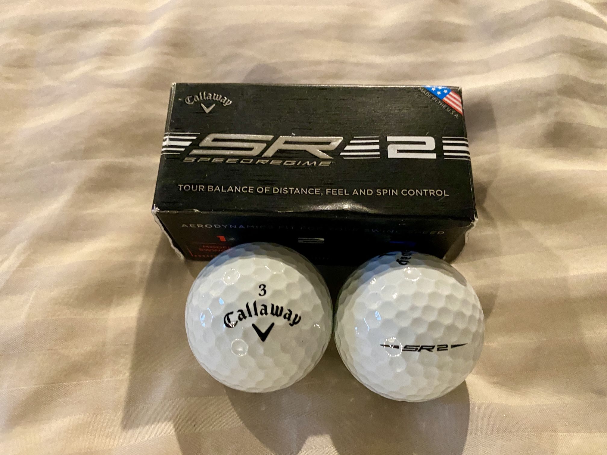 Callaway SR-2 golf balls BRAND NEW 2 boxes, 4 balls total