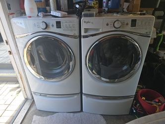 Whirlpool duet steam washer drier combo