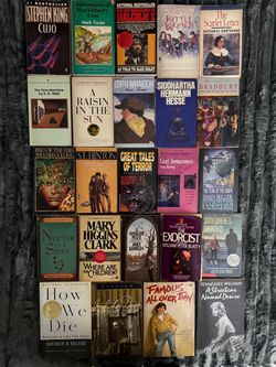 $5 Each- Books – Classics, Horror, Fiction & More
