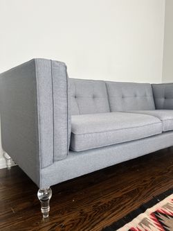 Grey Sleek Couch