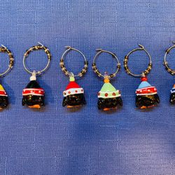 So Cute! Pier One Glass Drink Ware Penguin Charms