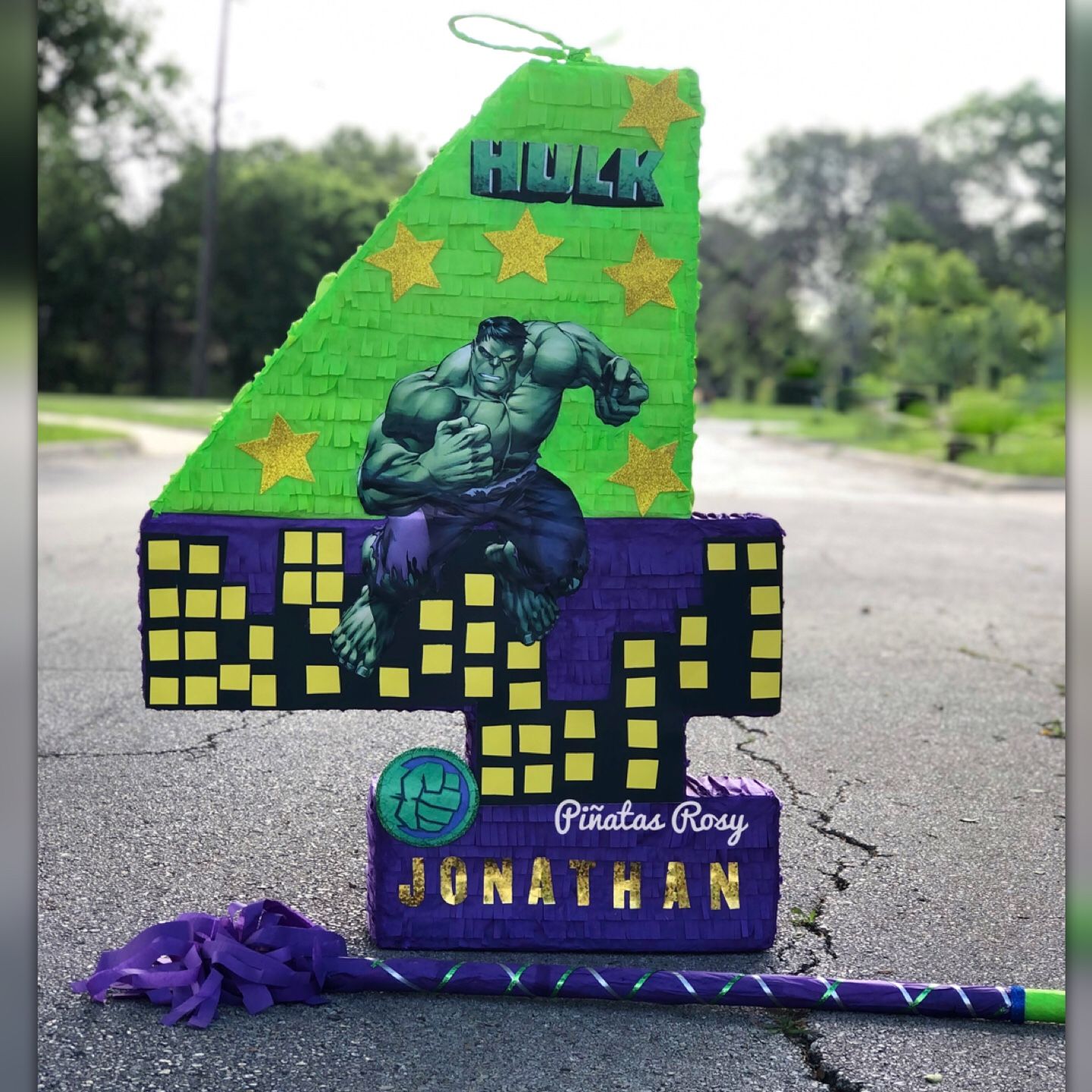 Hulk Piñata Número 👊🎉