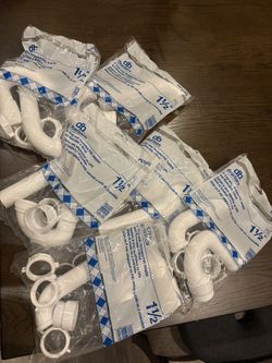 Dearborn P9703BG 1-1/2" P-Trap w/ Threaded PVC Adapter & Reversible J-Bend, Bagged, for superior sealing in tubular drain applications. Retails $10 ea