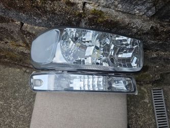 GMC Sierra headlights