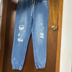 Denim Joggers