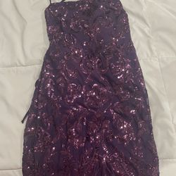 Windsor purple sequin dress 