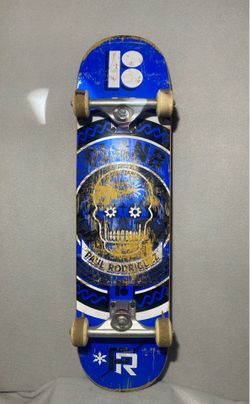 Rare Paul Rodriguez Plan B Skull Deck Skateboard 2000’s Rare Stage 10 Independent Made in the USA Trucks