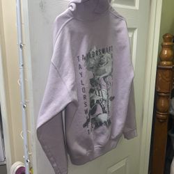 Taylor Swift Purple Medium Concert Rose Hoodie 