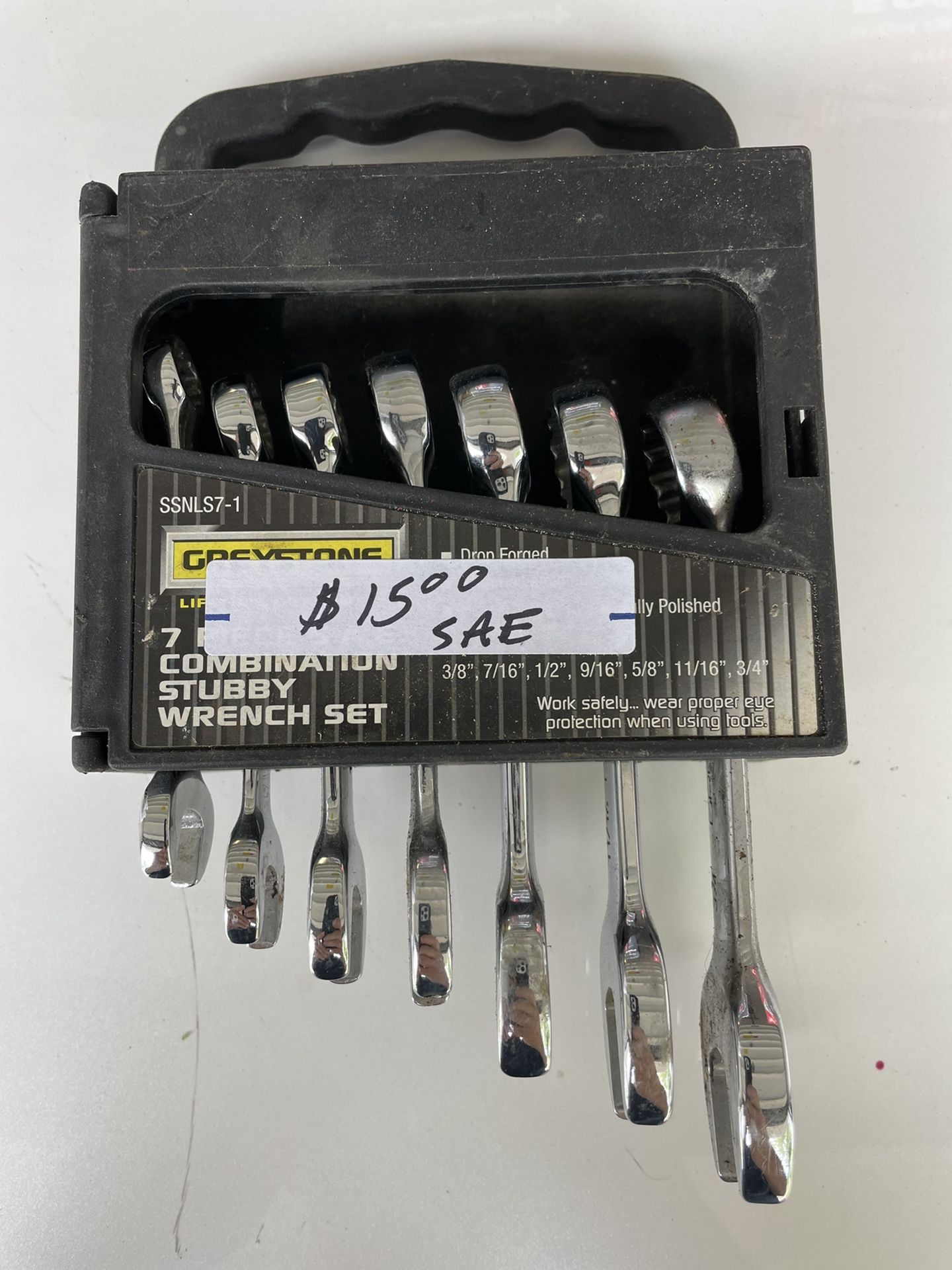 Graystone 7 Piece Stubby Metric Wrenches