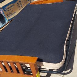 Denny Futon Frame and Mattress Set $250