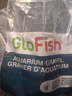 Aquarium glow gravel