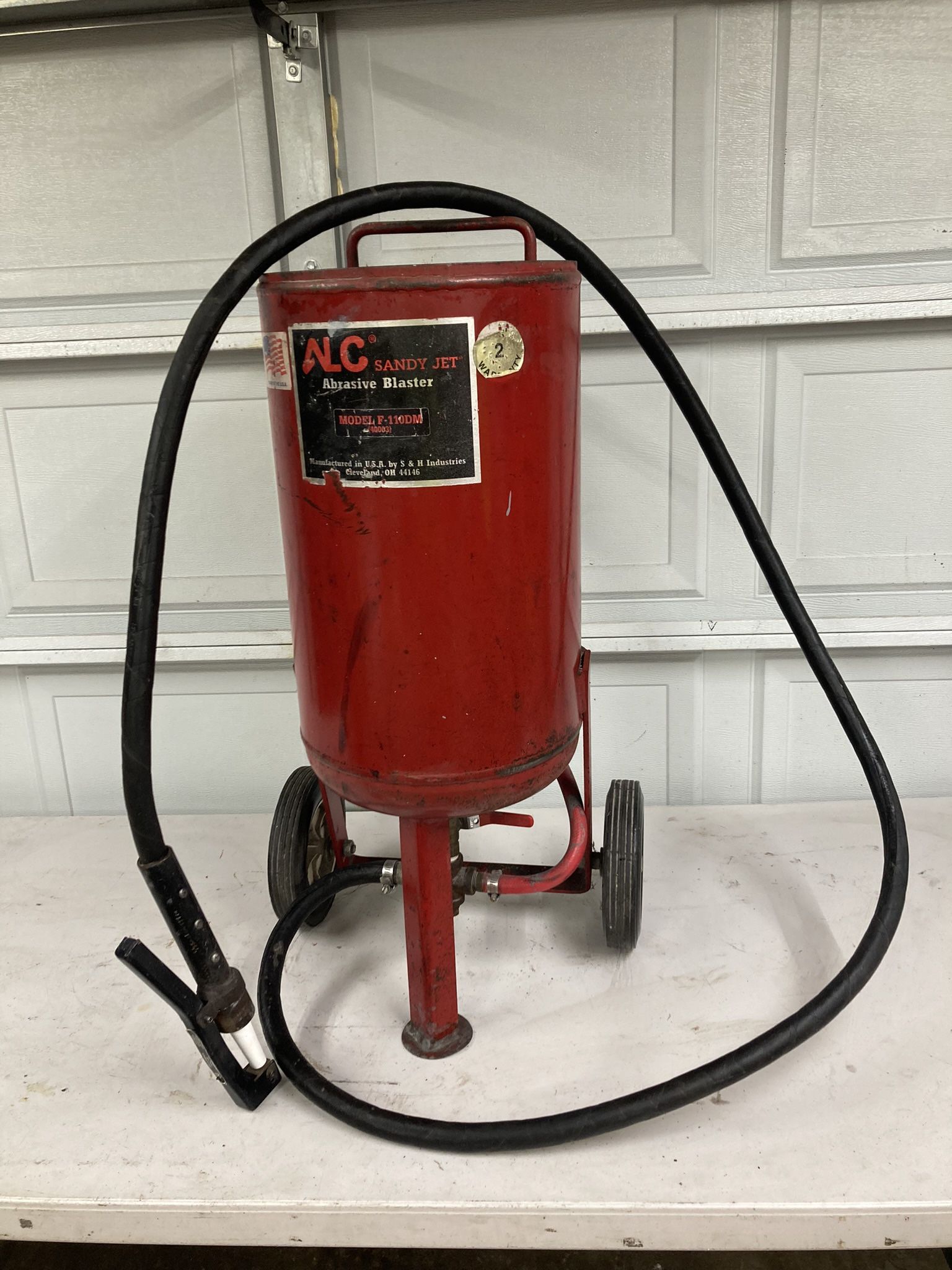 ALC Sandy Jet Abrasive Blaster Model Number F-110DM, 40003