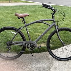 26" Kent Bayside Cruiser Bicycle, Fits Rider 5'2"-5/10", Gray, Adults, Unisex