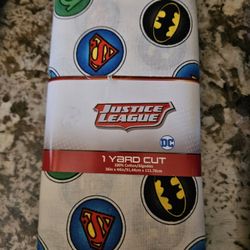 Justice League 1 Yd Material. New
