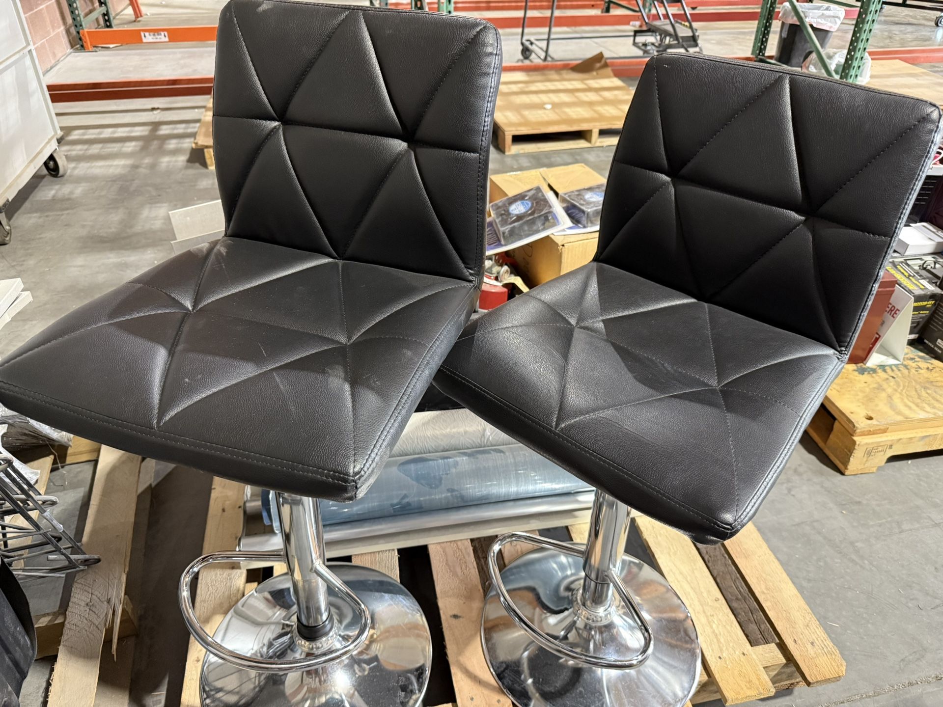 Black Barstools Good Condition