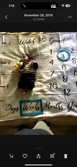 Milestone Blanket For Pictures