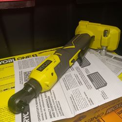 Ryobi 18v Cordless Ratchet 3/8 Tool Only
