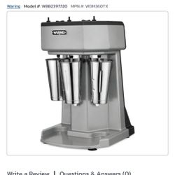 Waring 3 Spindle Drink Mixer (milkshakes) 