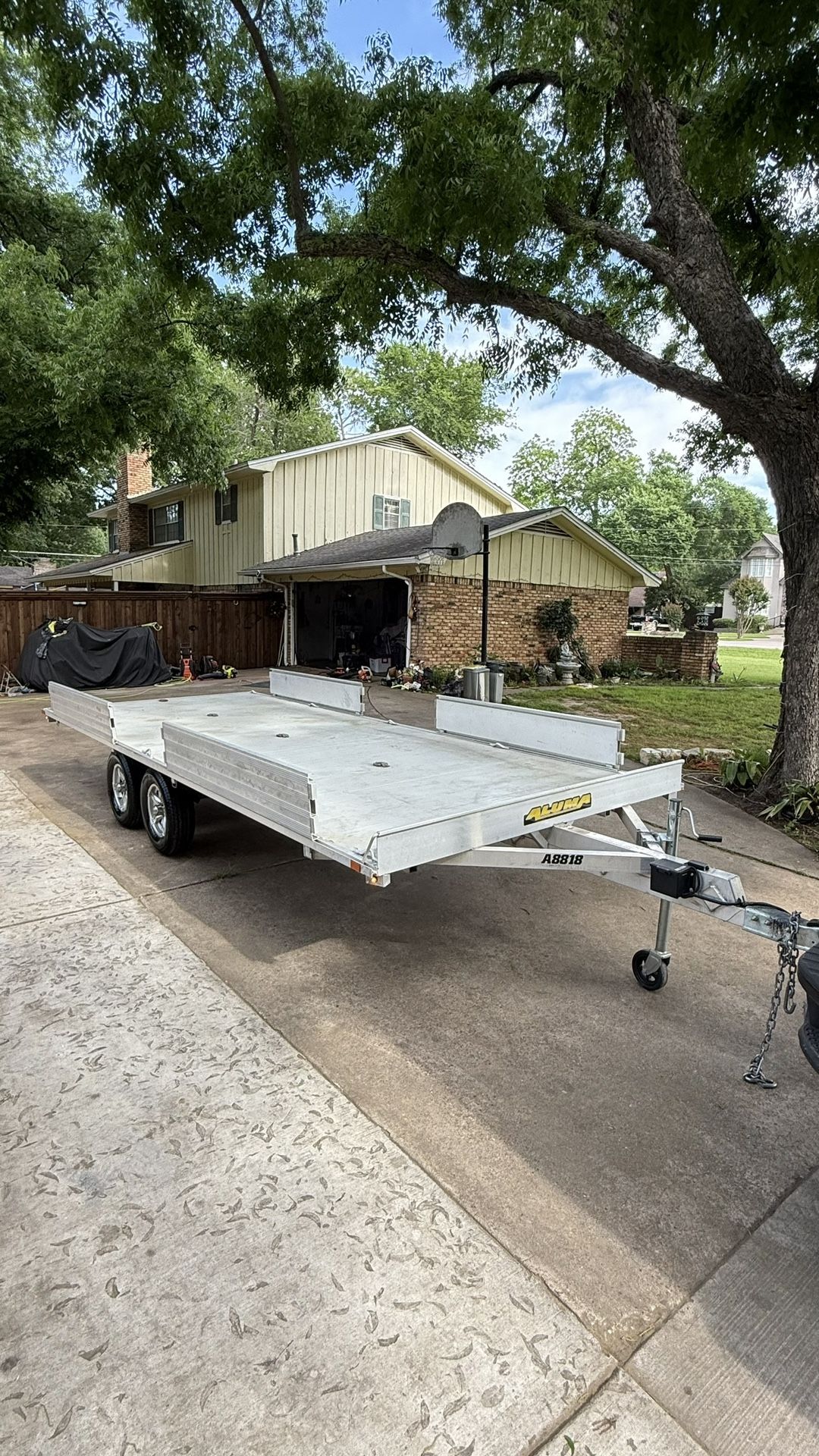 2024 New Aluma Tráiler Atv 18x90 Clean Title /polaris Sportsman/can An Outlander/ Kawasaki Mule/Honda Recon /rzr Higlifter/xp4 XMR Xtp X3 /Renegade