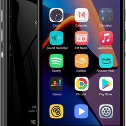 80GB MP3 Player with Bluetooth and WiFi, SWOFY M503Pro Mp3 & Mp4 Music Player with Spotify, Amazon Music, Audible, Browser, 4.0" Touch Screen Android 