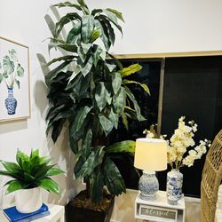 9 Feet Faux Plant With  Metal  Plant Holder 
