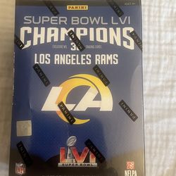 2022 Panini LA Rams Super Bowl LVI Champions Box Set