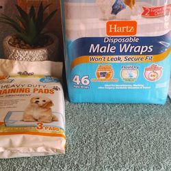 Dog Male Wraps Lot