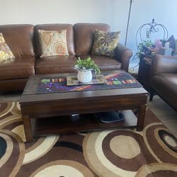 Sofa Set. Sofa , Love Seat Coffee Table One Side Table 