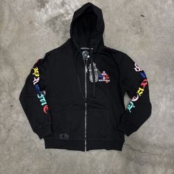CHROME HEART ZIP HOODIE