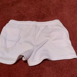 White Jogger Shorts