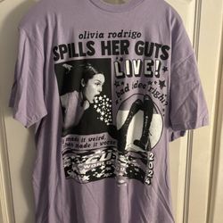 Olivia Rodrigo purple shirt XL