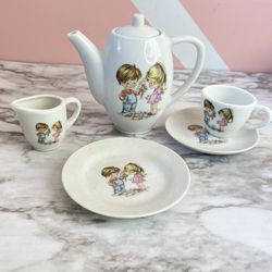 Vintage Toy China Tea Set