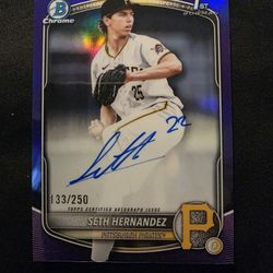 Seth Hernandez Tru Purple Auto  /250