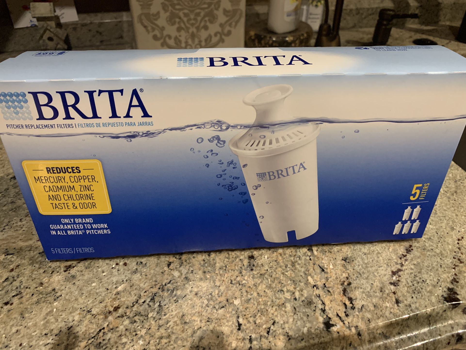 Brita Filters 5 Qty  Brand new In Box!!