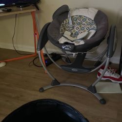 Bassinet And Baby Swing