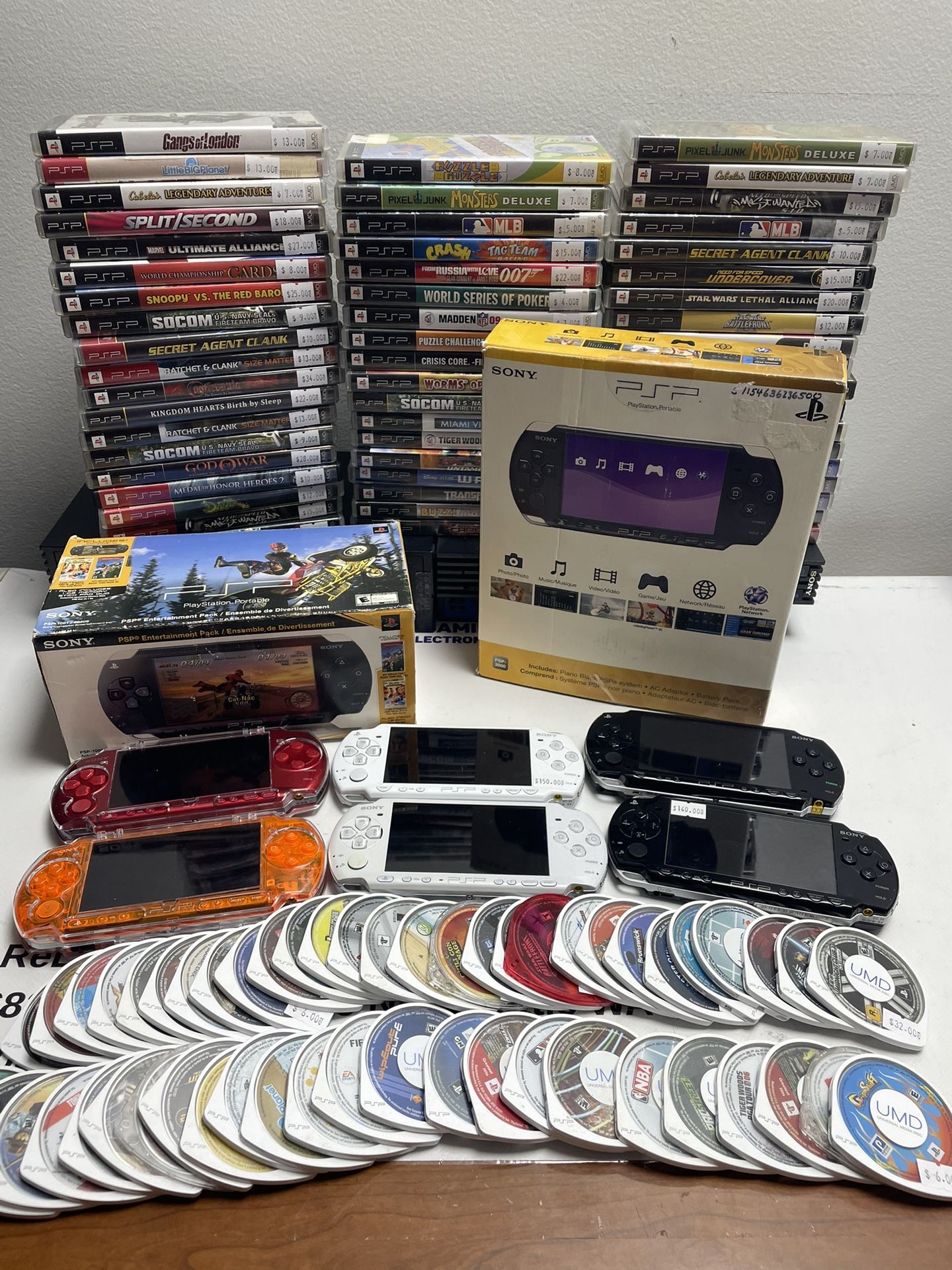 PSP Consoles And Games - Pick What You Want! - For Sale Or Trade
