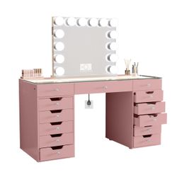 Pink Make Up Vanity Set