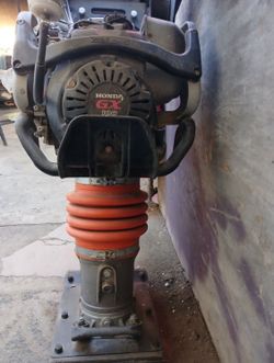Honda GX100 Jumping Jack compactor rammer often used for soil compaction.