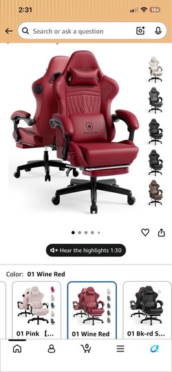 GT PLAYER gaming chair with speakers