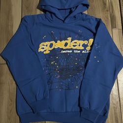 TC BLUE SP5DER HOODIE