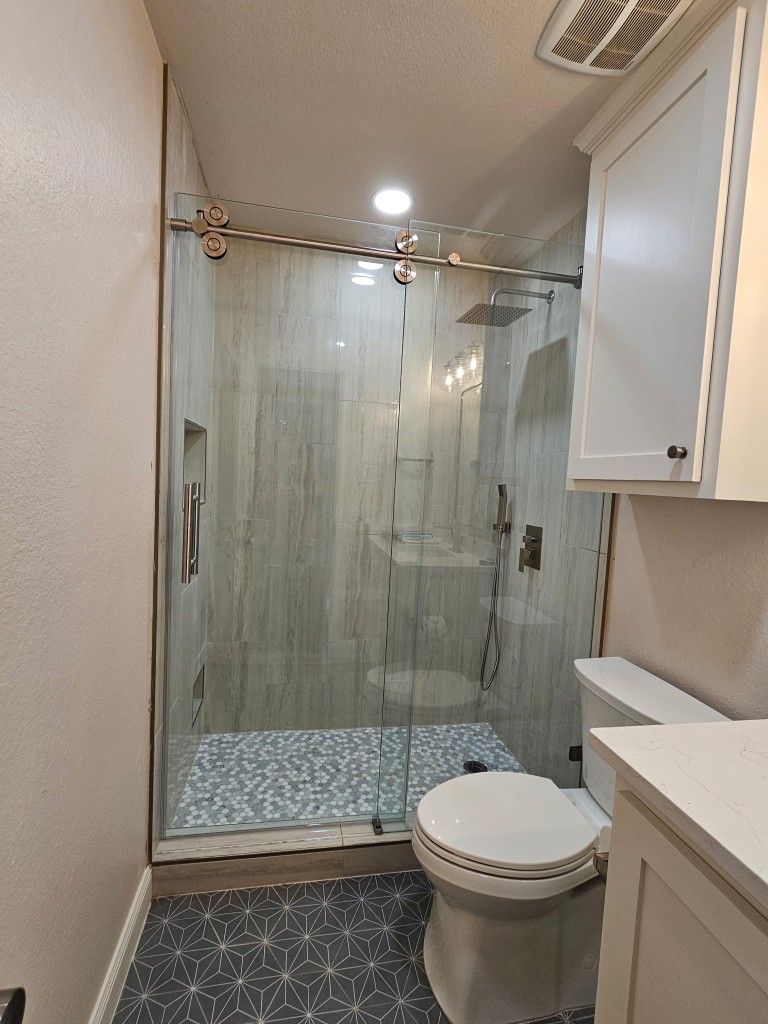 3/8 Clear Glass Shower Door