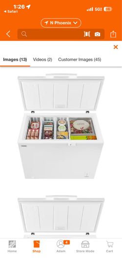 Chest Freezer 8.8 cu ft NEW