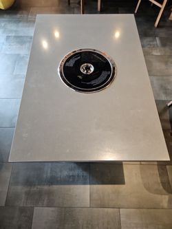 Marble table for hot pot or korean BBQ