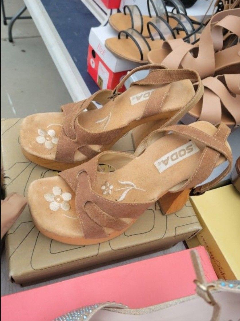 Vintage Leather Heels