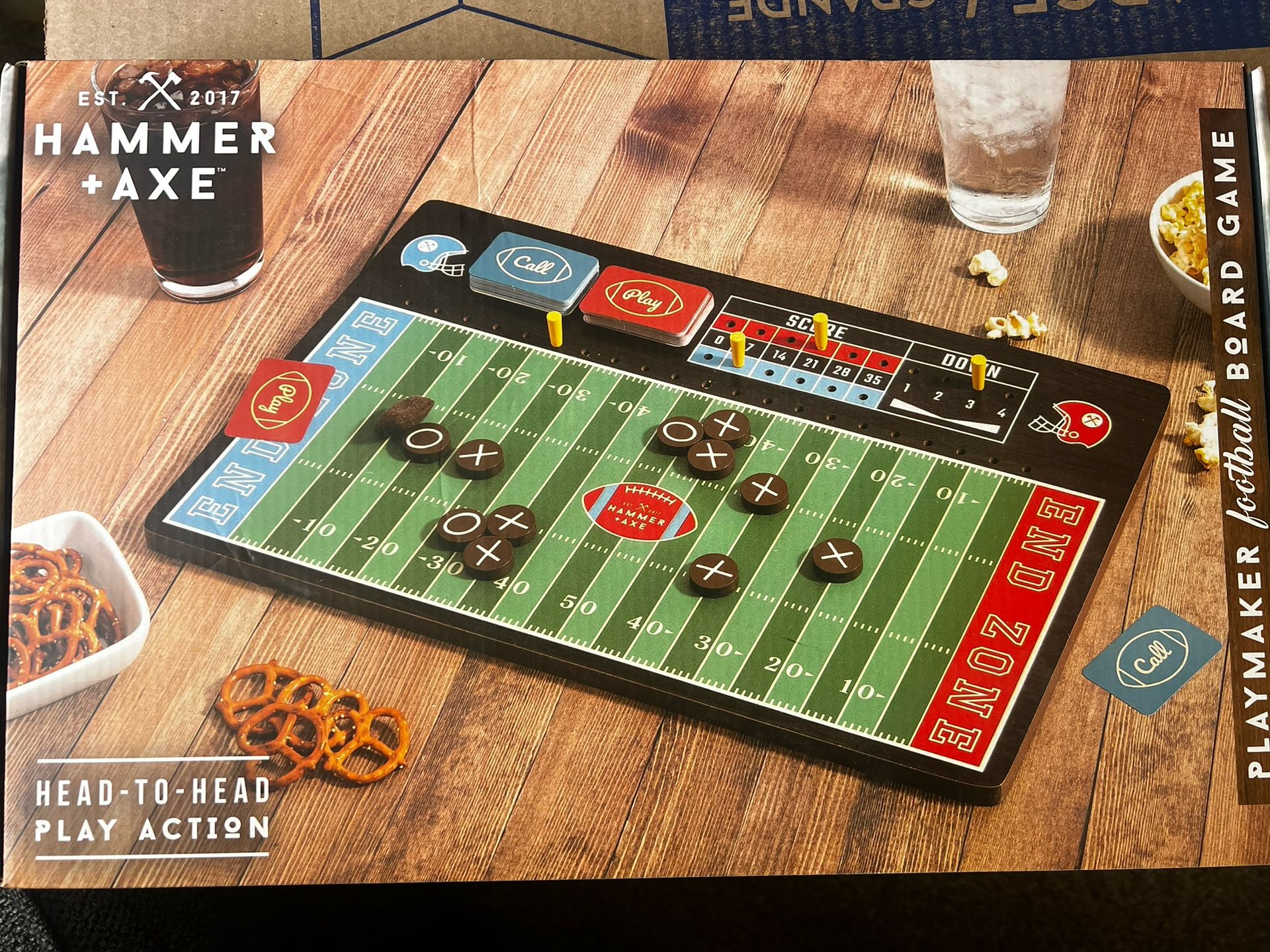 Hammer + Axe Playmaker Football Board Game